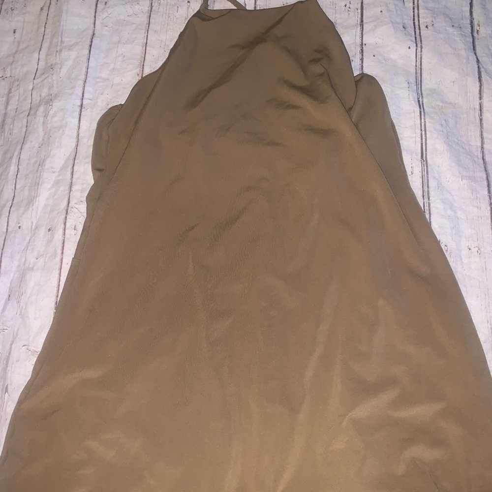 Girlfriend Collective active dress romper tan XL - Picture 4 of 5